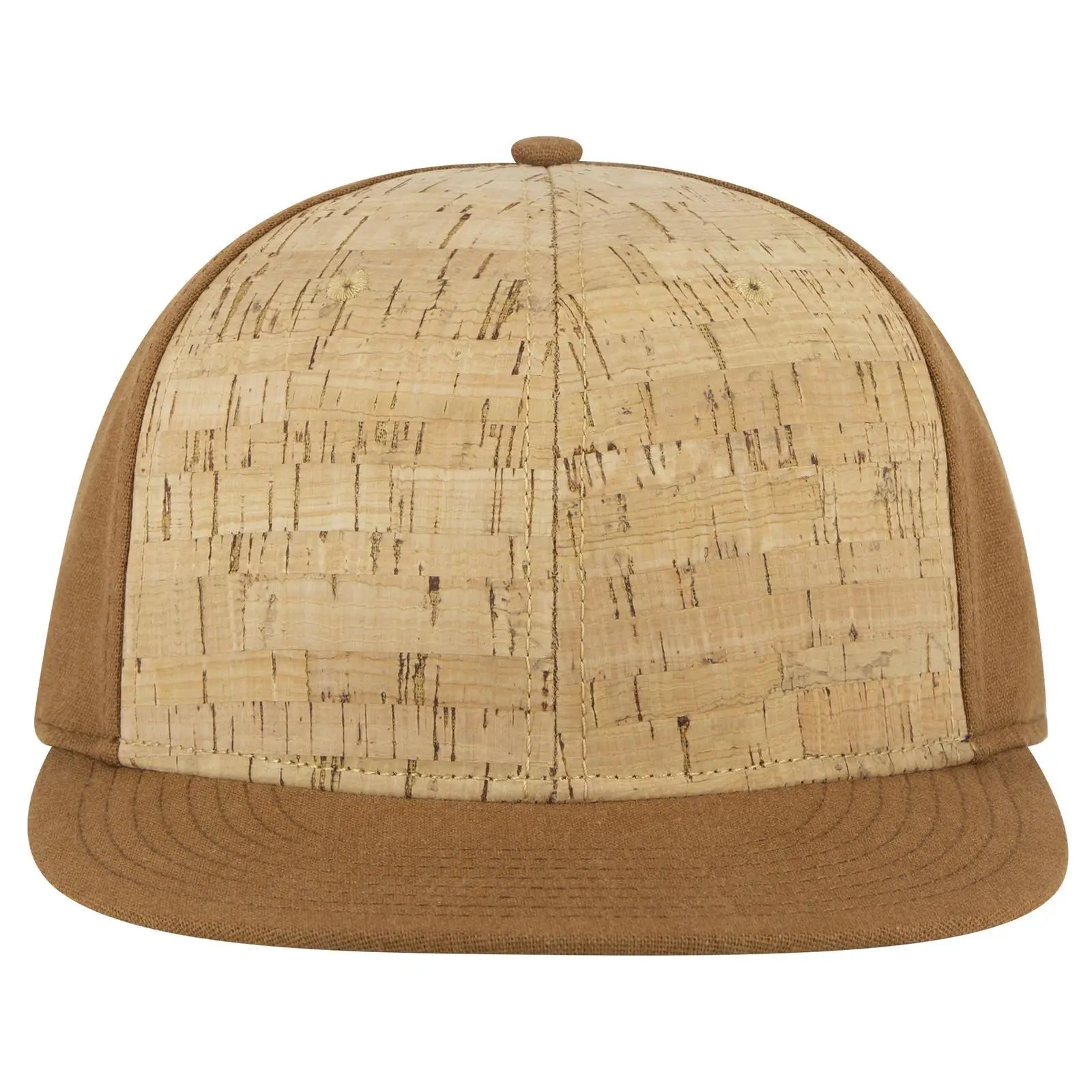 OTTO 125-978 ’OTTO Snap’ 6 Panel Pro Style Snapback Cap - Cy Brn/Crk/Cy Brn - Cy Brn/Crk/Cy Brn / 6 1/2’’ - 7 5/8’’