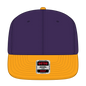 OTTO 125-978 ’OTTO Snap’ 6 Panel Pro Style Snapback Cap - Gld/Pur/Pur - Gld/Pur/Pur / 6 1/2’’ - 7 5/8’’