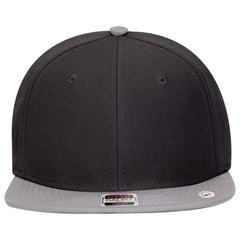 OTTO 125-978 ’OTTO Snap’ 6 Panel Pro Style Snapback Cap - Gry/Blk/Blk - Gry/Blk/Blk / 6 1/2’’ - 7 5/8’’