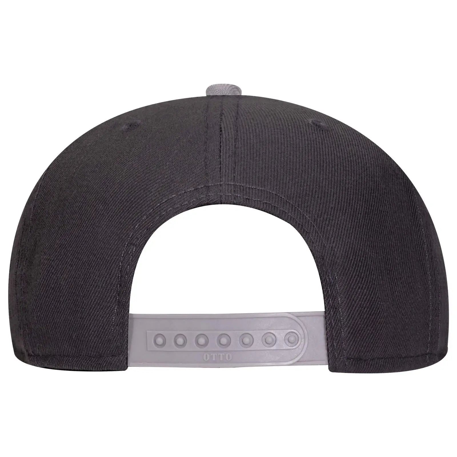 OTTO 125-978 ’OTTO Snap’ 6 Panel Pro Style Snapback Cap - Gry/Blk/Blk - Gry/Blk/Blk / 6 1/2’’ - 7 5/8’’