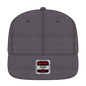 OTTO 125-978 ’OTTO Snap’ 6 Panel Pro Style Snapback Cap - Heath. Black - Heath. Black / 6 1/2’’ - 7 5/8’’