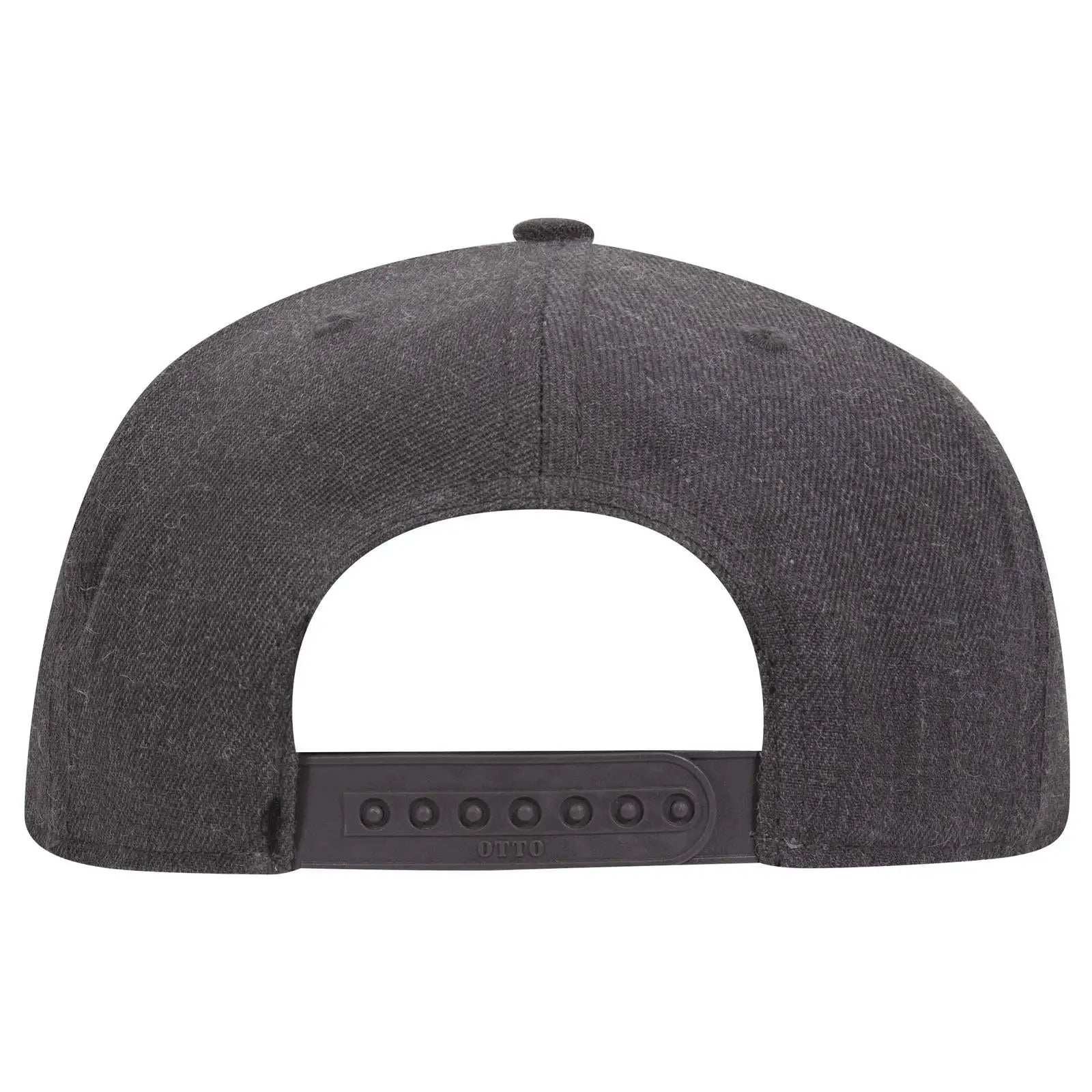 OTTO 125-978 ’OTTO Snap’ 6 Panel Pro Style Snapback Cap - Heath. Black - Heath. Black / 6 1/2’’ - 7 5/8’’