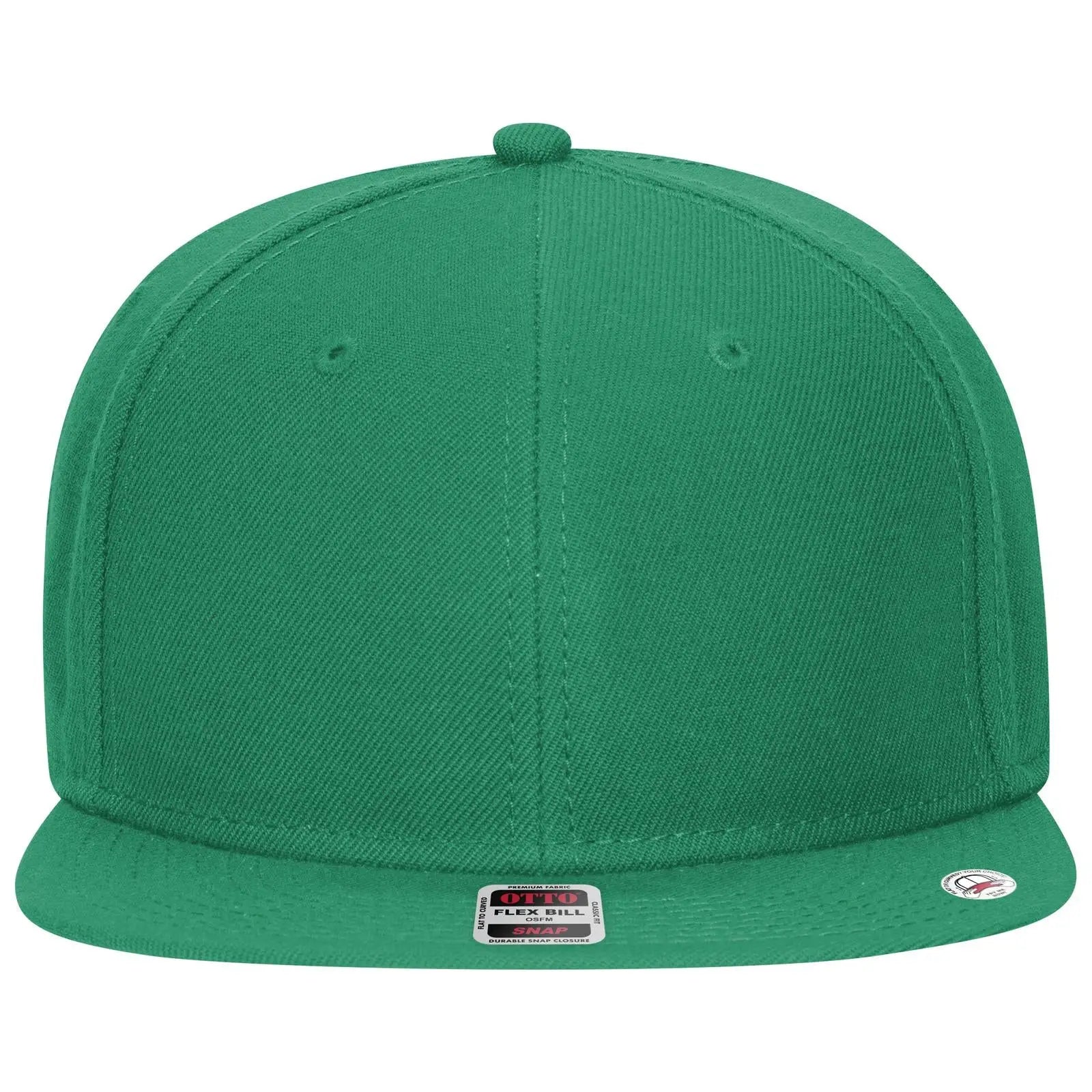 OTTO 125-978 ’OTTO Snap’ 6 Panel Pro Style Snapback Cap - Kelly - Kelly / 6 1/2’’ - 7 5/8’’