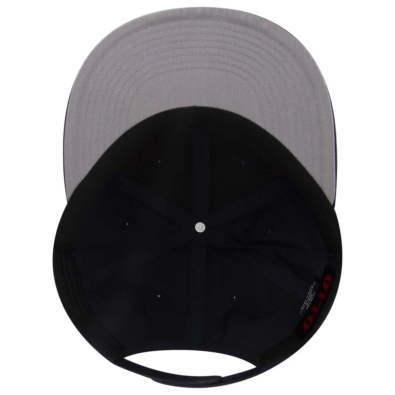 OTTO 125-978 ’OTTO Snap’ 6 Panel Pro Style Snapback Cap - Navy - Navy / 6 1/2’’ - 7 5/8’’