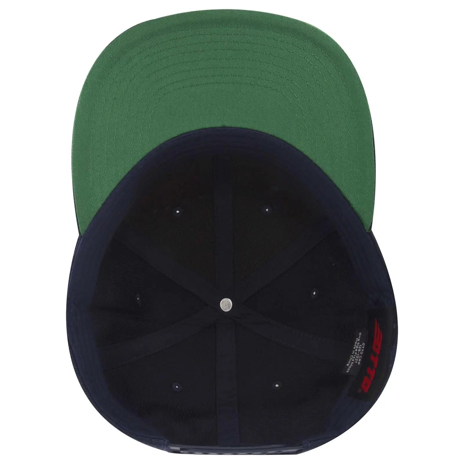 OTTO 125-978 ’OTTO Snap’ 6 Panel Pro Style Snapback Cap - Navy - Navy / 6 1/2’’ - 7 5/8’’