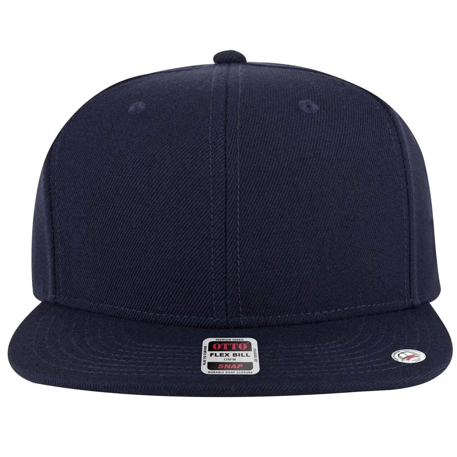 OTTO 125-978 ’OTTO Snap’ 6 Panel Pro Style Snapback Cap - Nvy - Nvy / 6 1/2’’ - 7 5/8’’