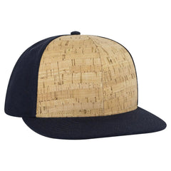 OTTO 125-978 ’OTTO Snap’ 6 Panel Pro Style Snapback Cap - Nvy/Cork/Nvy - Nvy/Cork/Nvy / 6 1/2’’ - 7 5/8’’