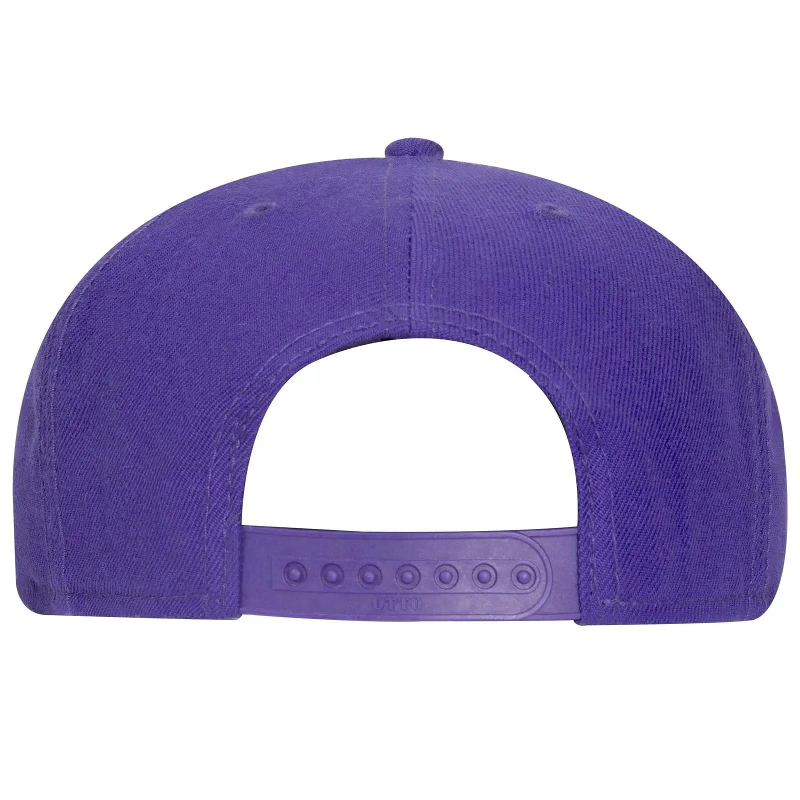 OTTO 125-978 ’OTTO Snap’ 6 Panel Pro Style Snapback Cap - Purple - Purple / 6 1/2’’ - 7 5/8’’