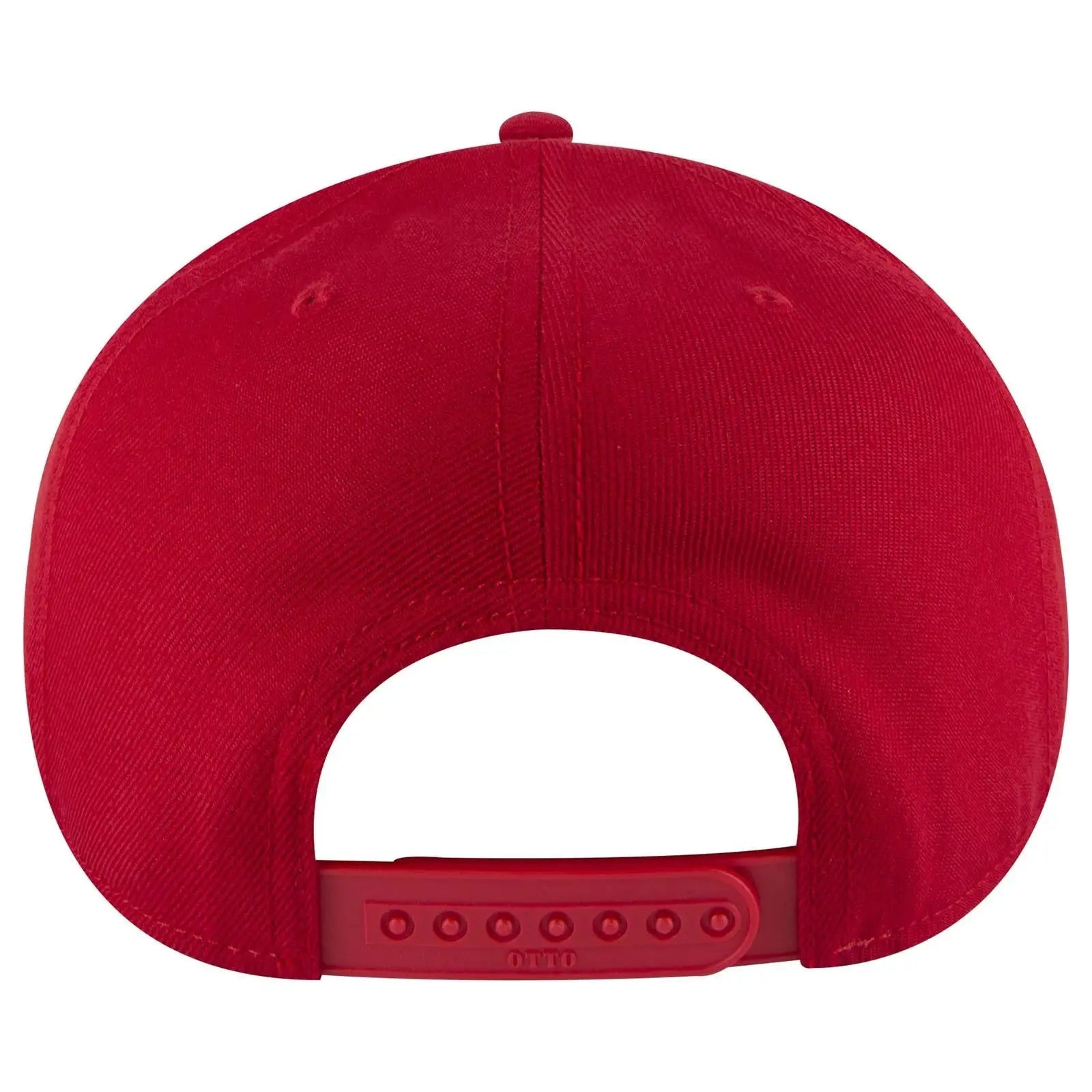 OTTO 125-978 ’OTTO Snap’ 6 Panel Pro Style Snapback Cap - Red - Red / 6 1/2’’ - 7 5/8’’