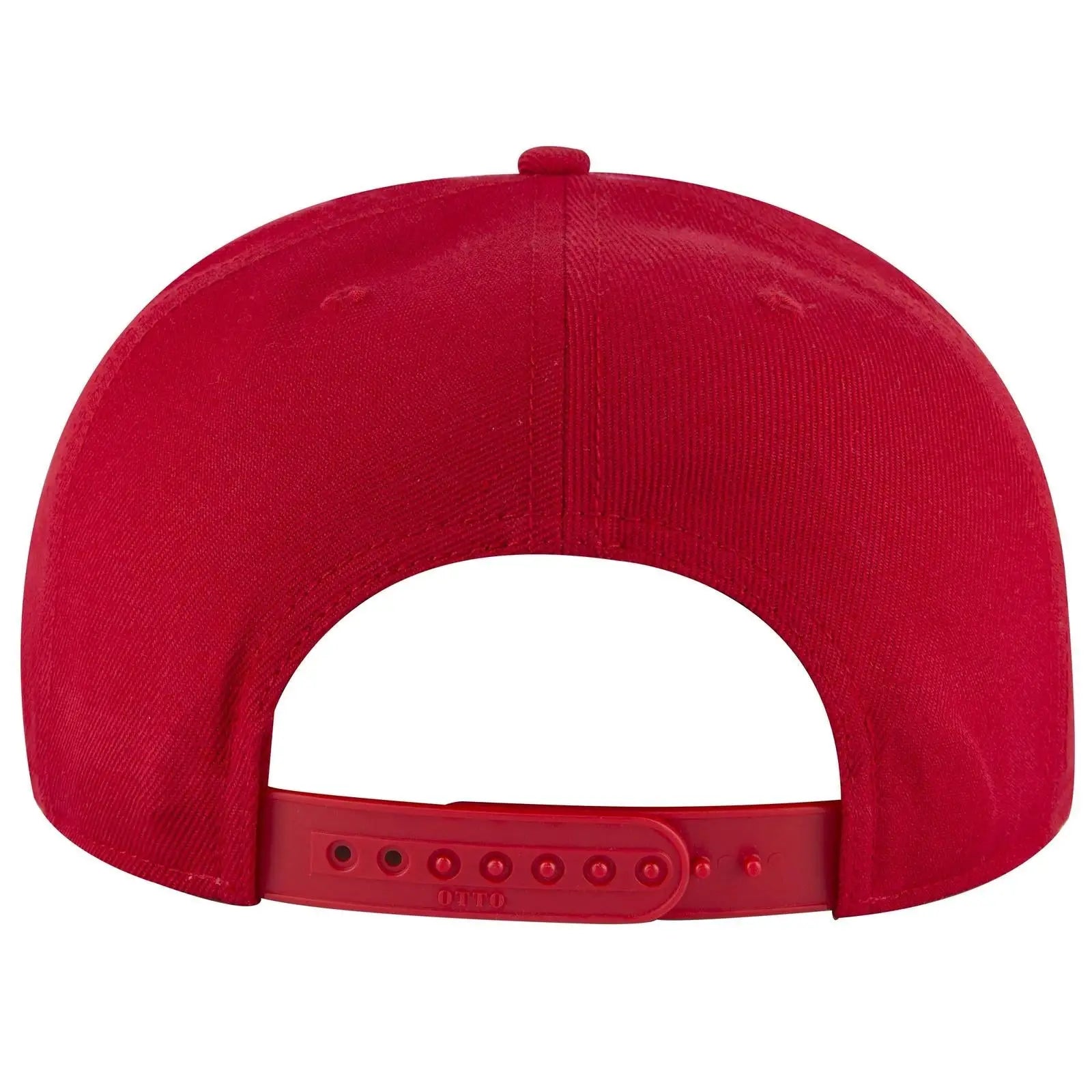 OTTO 125-978 ’OTTO Snap’ 6 Panel Pro Style Snapback Cap - Red - Red / 6 1/2’’ - 7 5/8’’
