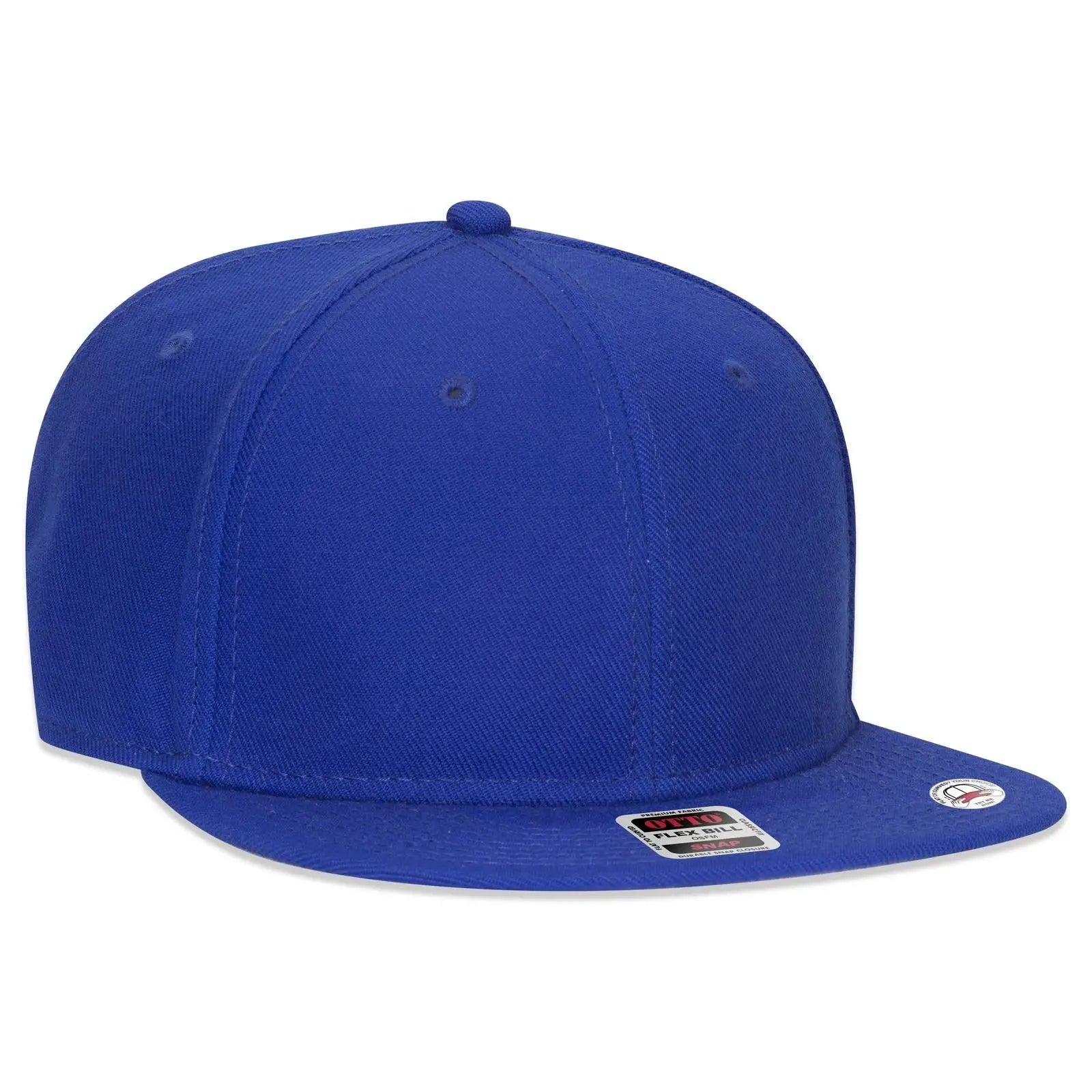 OTTO 125-978 ’OTTO Snap’ 6 Panel Pro Style Snapback Cap - Royal - Royal / 6 1/2’’ - 7 5/8’’