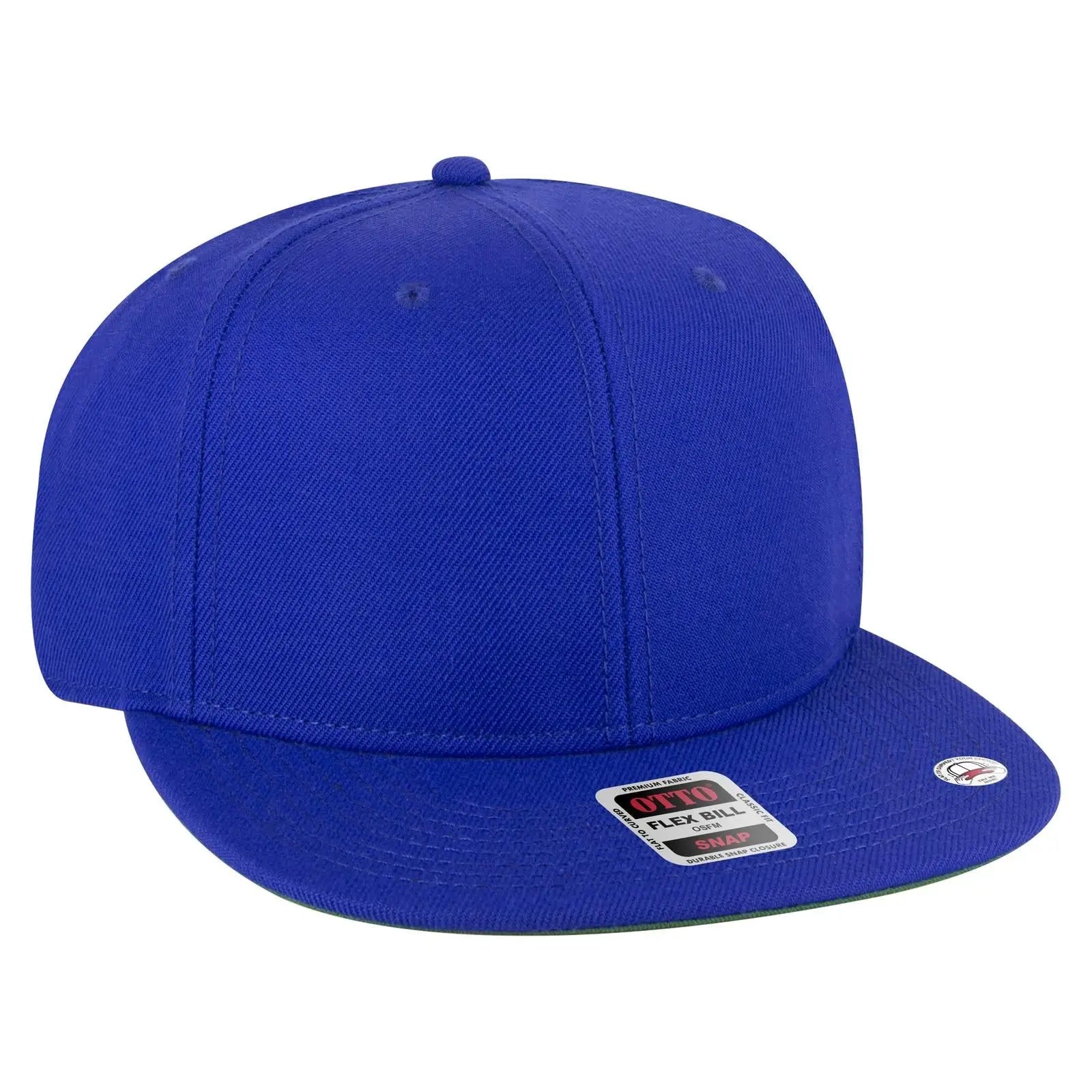 OTTO 125-978 ’OTTO Snap’ 6 Panel Pro Style Snapback Cap - Royal - Royal / 6 1/2’’ - 7 5/8’’