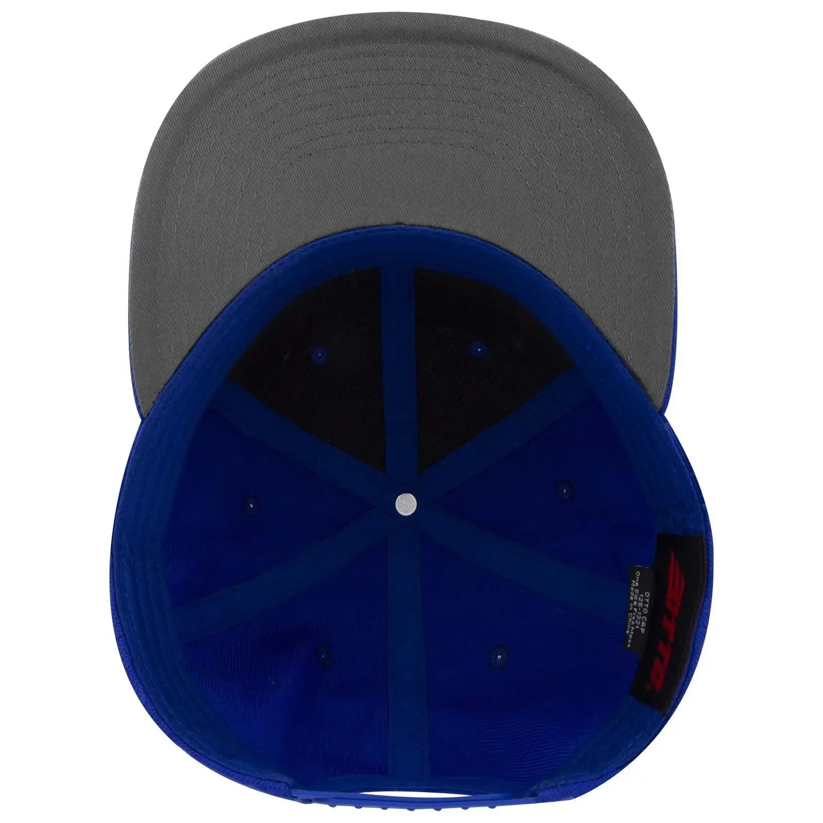OTTO 125-978 ’OTTO Snap’ 6 Panel Pro Style Snapback Cap - Royal - Royal / 6 1/2’’ - 7 5/8’’