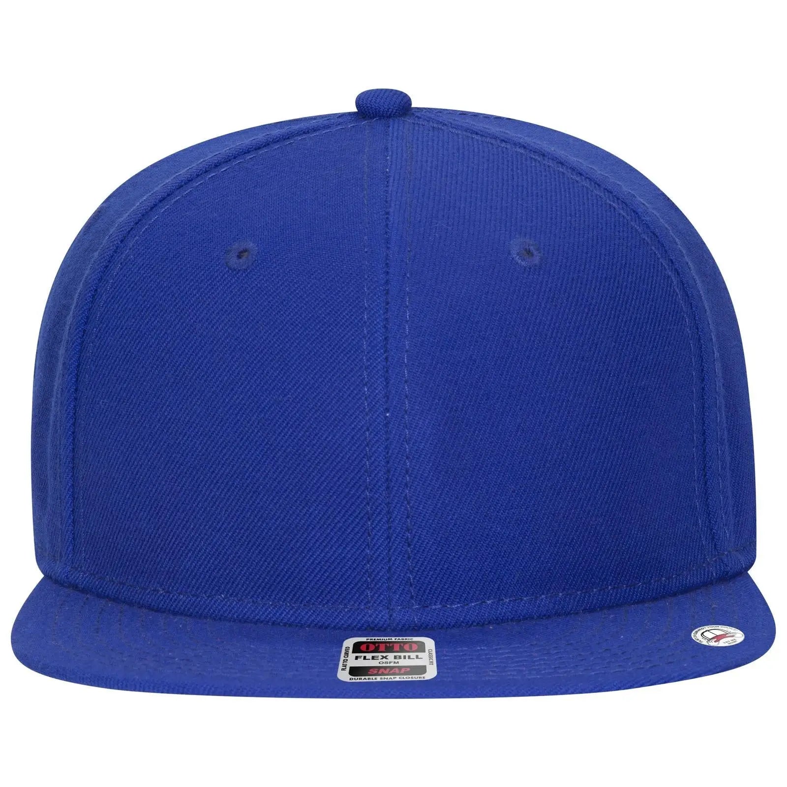 OTTO 125-978 ’OTTO Snap’ 6 Panel Pro Style Snapback Cap - Royal - Royal / 6 1/2’’ - 7 5/8’’