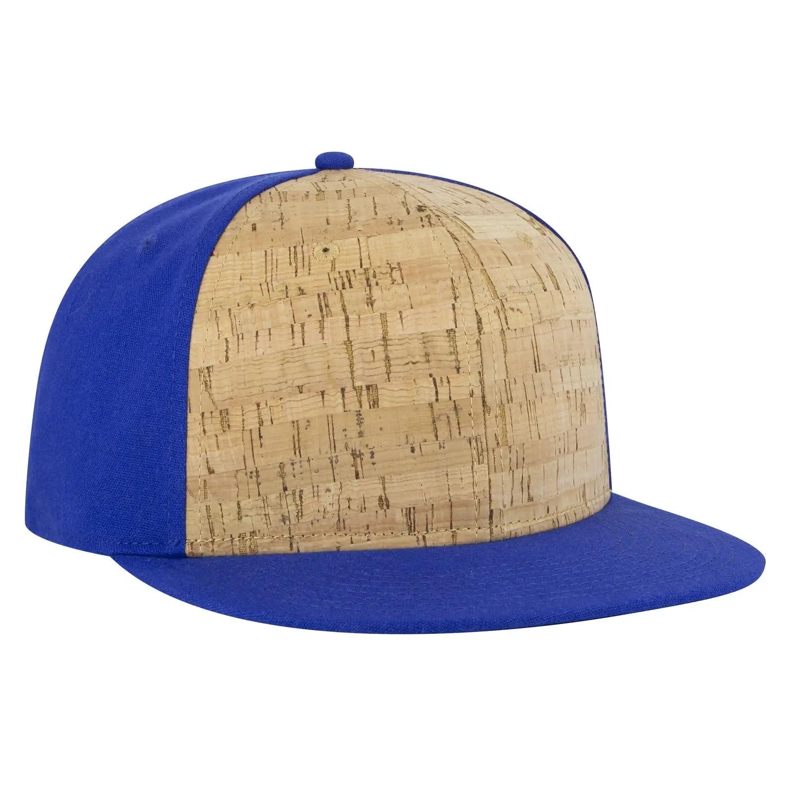 OTTO 125-978 ’OTTO Snap’ 6 Panel Pro Style Snapback Cap - Ryl/Crk/Ryl - Ryl/Crk/Ryl / 6 1/2’’ - 7 5/8’’