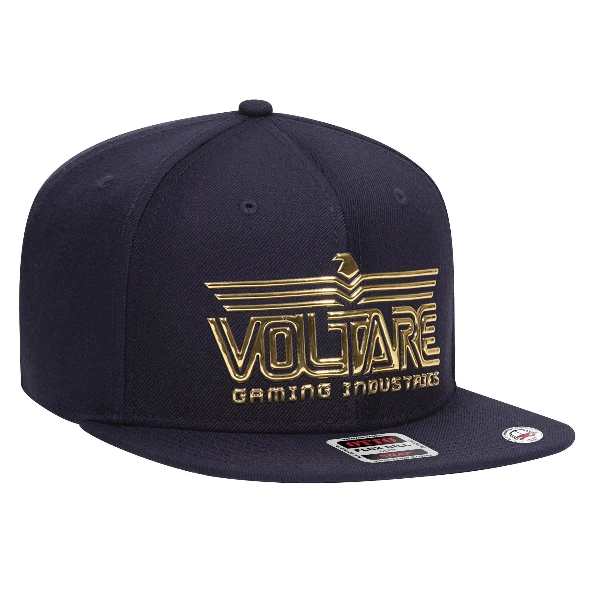 OTTO 125-978 ’OTTO Snap’ 6 Panel Pro Style Snapback Cap - Ryl/Crk/Ryl - Ryl/Crk/Ryl / 6 1/2’’ - 7 5/8’’