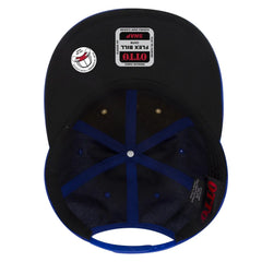 OTTO 125-978 ’OTTO Snap’ 6 Panel Pro Style Snapback Cap - Ryl/Crk/Ryl - Ryl/Crk/Ryl / 6 1/2’’ - 7 5/8’’