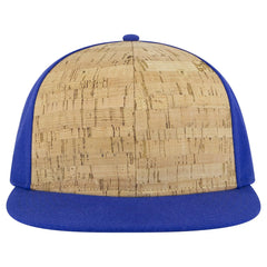 OTTO 125-978 ’OTTO Snap’ 6 Panel Pro Style Snapback Cap - Ryl/Crk/Ryl - Ryl/Crk/Ryl / 6 1/2’’ - 7 5/8’’