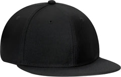 OTTO 125-978 Wool Blend Flat Visor Pro Style Snapback Cap - Black - Black / One Size Fits Most