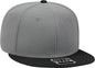 OTTO 125-978 Wool Blend Flat Visor Pro Style Snapback Cap - Black Gray Gray - Black Gray / One Size Fits Most