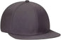 OTTO 125-978 Wool Blend Flat Visor Pro Style Snapback Cap - Charcoal Gray - Dark Gray / One Size Fits Most
