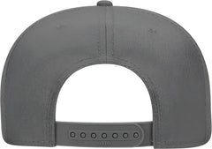 OTTO 125-978 Wool Blend Flat Visor Pro Style Snapback Cap - Charcoal Gray - Dark Gray / One Size Fits Most