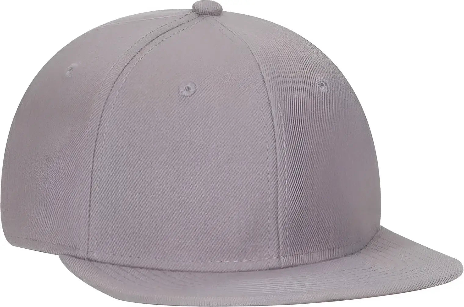OTTO 125-978 Wool Blend Flat Visor Pro Style Snapback Cap - Gray - Gray / One Size Fits Most