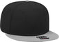OTTO 125-978 Wool Blend Flat Visor Pro Style Snapback Cap - Gray Black Black - Gray Black / One Size Fits Most