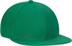 OTTO 125-978 Wool Blend Flat Visor Pro Style Snapback Cap - Kelly - Kelly / One Size Fits Most