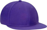 OTTO 125-978 Wool Blend Flat Visor Pro Style Snapback Cap - Purple - Purple / One Size Fits Most