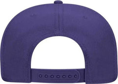 OTTO 125-978 Wool Blend Flat Visor Pro Style Snapback Cap - Purple - Purple / One Size Fits Most