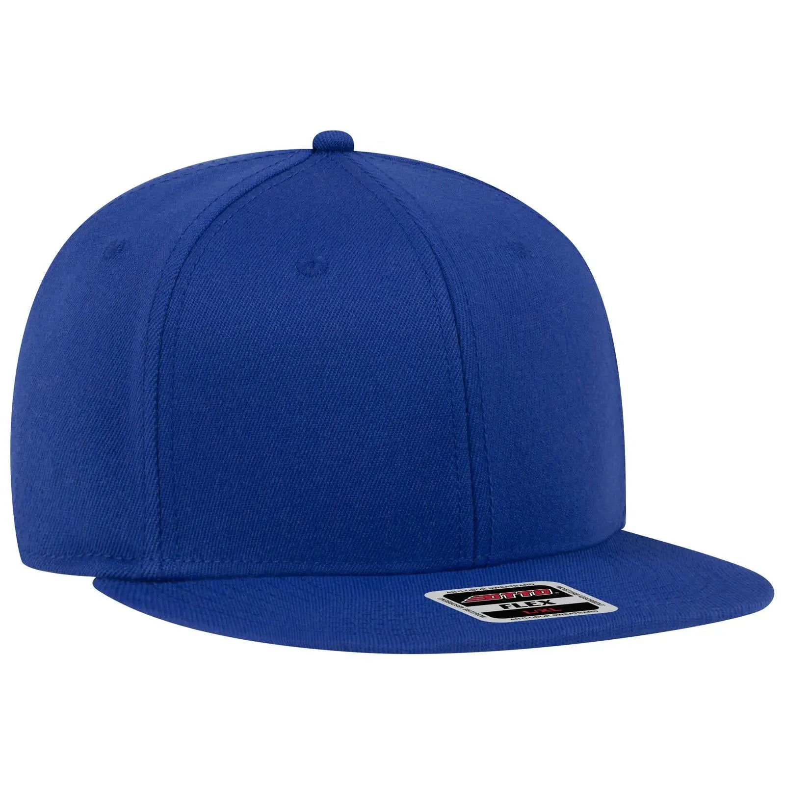 OTTO 13-1156 ’OTTO Flex’ Fitted 6 Panel Mid Profile Baseball Cap - Royal - Royal / 7’’ - 7 1/4’’