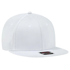 OTTO 13-1156 ’OTTO Flex’ Fitted 6 Panel Mid Profile Baseball Cap - White - White / 7’’ - 7 1/4’’