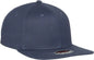 OTTO 13-1158 OTTO Flex 6 Panel Pro Style Stretchable Superior Cotton Twill Square Flat Visor Cap - Navy - Navy / S/M