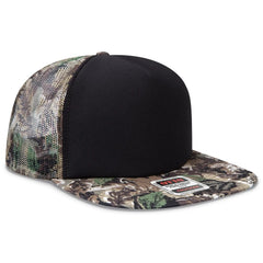 OTTO 132-1037 ’OTTO Snap’ Camouflage 5 Panel High Crown Mesh Back Trucker Cap - 003CPA - 003CPA / 6 1/2’’ - 7 5/8’’