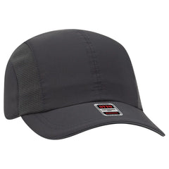 OTTO 133-1240 Reflective 6 Panel Running Cap - Char. Gray - Char. Gray / 6 1/2’’ - 7 5/8’’