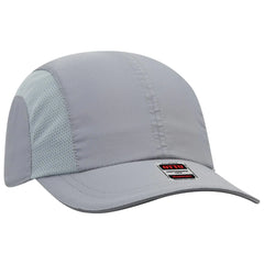 OTTO 133-1240 Reflective 6 Panel Running Cap - Gray - Gray / 6 1/2’’ - 7 5/8’’