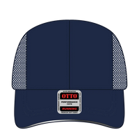 OTTO 133-1240 Reflective 6 Panel Running Cap - Navy - Navy / 6 1/2’’ - 7 5/8’’