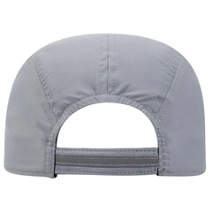 OTTO 133-1252 Reflective 5 Panel Running Cap - Gray - Gray / 6 1/2’’ - 7 5/8’’