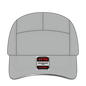 OTTO 133-1252 Reflective 5 Panel Running Cap - Gray - Gray / 6 1/2’’ - 7 5/8’’