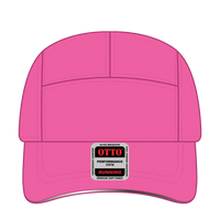 OTTO 133-1252 Reflective 5 Panel Running Cap - N. Pink - N. Pink / 6 1/2’’ - 7 5/8’’
