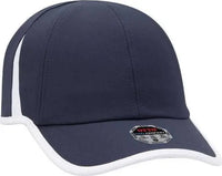 OTTO 133-1254 6 Panel UPF 50+ Cool Comfort Performance Stretchable Knit with Cool Mesh Insert and Binding Trim Visor