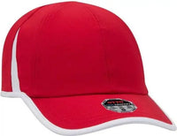 OTTO 133-1254 6 Panel UPF 50+ Cool Comfort Performance Stretchable Knit with Cool Mesh Insert and Binding Trim Visor