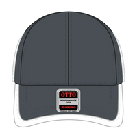 OTTO 133-1254 Upf 50+ 6 Panel Running Cap - Ch.Gry/Wht - Ch.Gry/Wht / 6 1/2’’ - 7 5/8’’