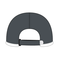 OTTO 133-1254 Upf 50+ 6 Panel Running Cap - Ch.Gry/Wht - Ch.Gry/Wht / 6 1/2’’ - 7 5/8’’