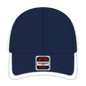 OTTO 133-1254 Upf 50+ 6 Panel Running Cap - Nvy/Wht - Nvy/Wht / 6 1/2’’ - 7 5/8’’