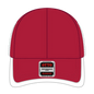 OTTO 133-1254 Upf 50+ 6 Panel Running Cap - Red/Wht - Red/Wht / 6 1/2’’ - 7 5/8’’