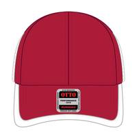 OTTO 133-1254 Upf 50+ 6 Panel Running Cap - Red/Wht - Red/Wht / 6 1/2’’ - 7 5/8’’