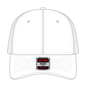 OTTO 135-1 ’OTTO Flex’ Fitted 6 Panel Low Profile Mesh Back Trucker Cap - White - White / 7 3/8’’ - 7 5/8’’