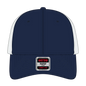 OTTO 135-1 ’OTTO Flex’ Fitted 6 Panel Low Profile Mesh Back Trucker Cap - Nvy/Wht - Nvy/Wht / 7 3/8’’ - 7 5/8’’